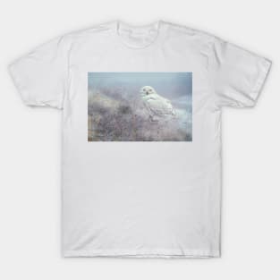 Misty Morning Snowy Owl T-Shirt
